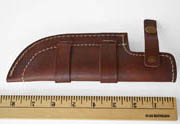Large Brown Leather Tracker Sheath Fixed Blade Knife Hunting Skinning Blanks Knives
