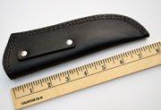 Large Black Leather Sheath Fixed Blade Knife Fits up to 6in Blade Knives Hunting Skinning Blanks