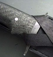 Carbon Fiber High Quality Handle Gray Black Scales Knives Matte Guns Knife 5in Making Grips Set Pair