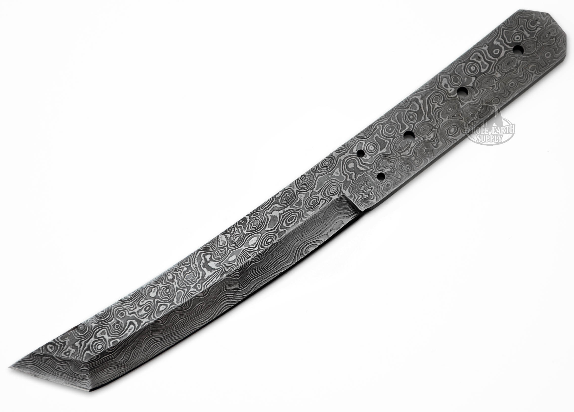 Traditional Tanto Damascus High Carbon Steel Japanese Blank Blade Knife Knives Samurai