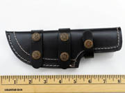 Black Thick Leather Tracker Sheath Blade Knife Blanks Knives Case Large Big