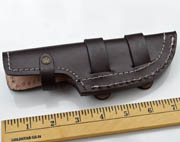 Dark Brown Thick Leather Tracker Sheath Blade Knife Blanks Knives Case Large Big