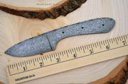 Damascus Skinning Knife Blank Blade Hunting Small Skinner Blanks Steel 1095HC