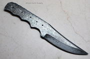 Damascus Knife Blank Making Skinning Skinner Hunting 1095 High Carbon Blade